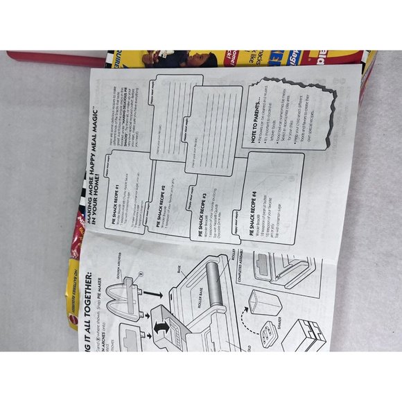 Vintage McDonald's Happy Meal Magic Pie Maker In Box 1993 Almost Complete - Picture 11 of 16